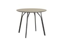 Billede af Woud Tree Dining Table Ø: 90 cm - Beige / Sort