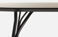 Billede af Woud Tree Dining Table Ø: 90 cm - Beige / Sort