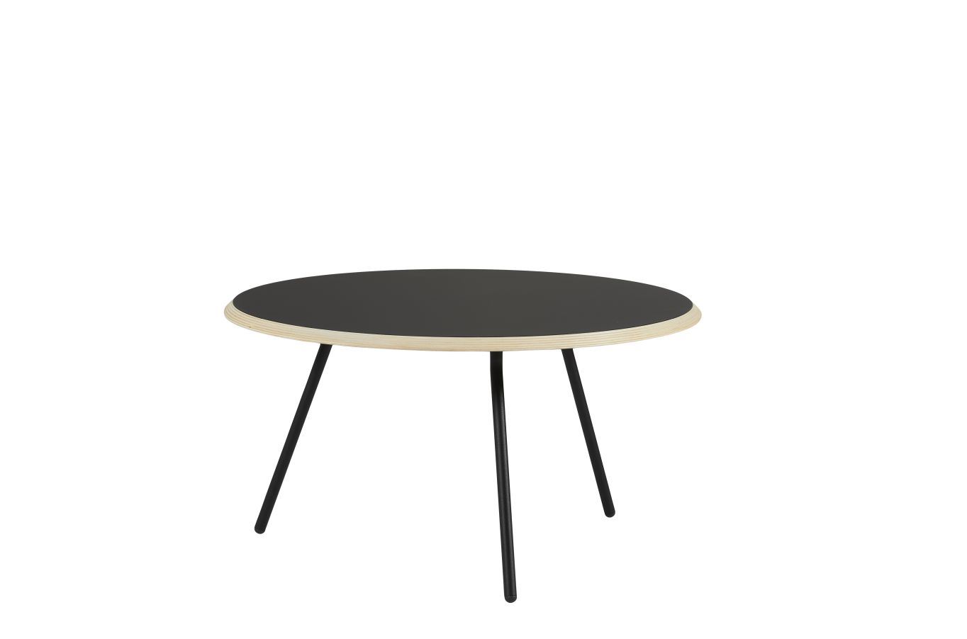Billede af Woud Soround Coffee Table Ø: 75 cm H: 40,5 cm - Sort Laminat