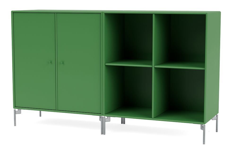 Billede af Montana Selection Pair Skænk med ben 139,2x69,6x38 cm - 152 Parsley / Chrome