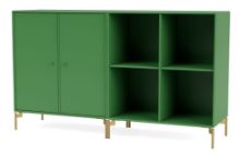 Billede af Montana Selection Pair Skænk med ben 139,2x69,6x38 cm - 152 Parsley / Brass