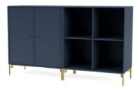 Billede af Montana Selection Pair Skænk med ben 139,2x69,6x38 cm - 138 Juniper / Brass