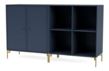 Billede af Montana Selection Pair Skænk med ben 139,2x69,6x38 cm - 138 Juniper / Brass