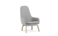Billede af Normann Copenhagen Era Lounge Chair High Oak SH: 40 cm - Synergy / LDS16 Partner Grey