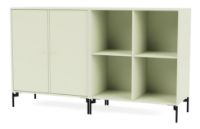 Billede af Montana Selection Pair Skænk med ben 139,2x69,6x38 cm - 140 Pomelo / Black