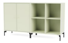 Billede af Montana Selection Pair Skænk med ben 139,2x69,6x38 cm - 140 Pomelo / Black