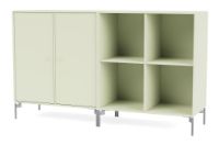 Billede af Montana Selection Pair Skænk med ben 139,2x69,6x38 cm - 140 Pomelo / Chrome