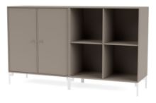 Billede af Montana Selection Pair Skænk med ben 139,2x69,6x38 cm - 141 Truffle / Snow