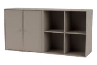 Billede af Montana Selection Pair Skænk med ophængsbeslag 139,2x69,6x38 cm - 141 Truffle