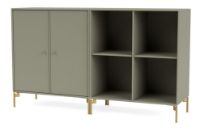 Billede af Montana Selection Pair Skænk med ben 139,2x69,6x38 cm - 144 Fennel / Brass