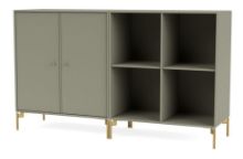 Billede af Montana Selection Pair Skænk med ben 139,2x69,6x38 cm - 144 Fennel / Brass