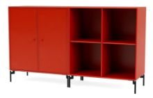 Billede af Montana Selection Pair Skænk med ben 139,2x69,6x38 cm - 145 Rosehip / Black