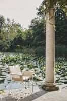 Billede af GUBI Tropique Dining Chair W. Fringes SH: 45 cm - Black/Limonta 12