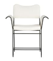 Billede af GUBI Tropique Dining Chair SH: 45 cm - Black/Limonta 06