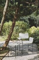Billede af GUBI Tropique Dining Chair SH: 45 cm - Black/Limonta 06