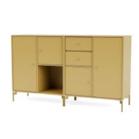 Billede af Montana Selection Couple Skænk med ben 139,2x69,6x38 cm - 157 Cumin / Brass