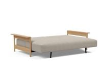 Billede af Innovation Living Malloy Wood Sofa Bed B: 230 cm - Lakeret Eg/579 Kenya Gravel