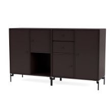 Billede af Montana Selection Couple Skænk med ben 139,2x69,6x38 cm - 160 Balsamic / Black