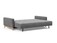 Billede af Innovation Living Pyxis D.E.L Sofa Bed B: 232 cm - Lakeret Eg/563 Twist Charcoal