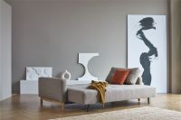 Billede af Innovation Living Pyxis D.E.L Sofa Bed B: 232 cm - Lakeret Eg/563 Twist Charcoal