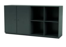 Billede af Montana Selection Pair Skænk med sokkel 3 cm 139,2x69,6x38 cm - 163 Black Jade