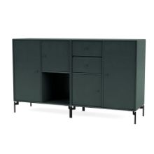 Billede af Montana Selection Couple Skænk med ben 139,2x69,6x38 cm - 163 Black Jade / Black