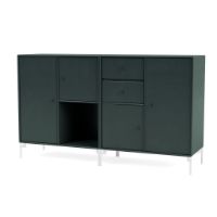 Billede af Montana Selection Couple Skænk med ben 139,2x69,6x38 cm - 163 Black Jade / Snow