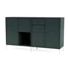 Billede af Montana Selection Couple Skænk med ben 139,2x69,6x38 cm - 163 Black Jade / Snow