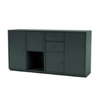 Billede af Montana Selection Couple Skænk med sokkel 3 cm 139,2x69,6x38 cm - 163 Black Jade