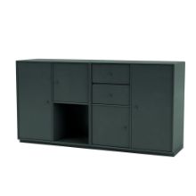 Billede af Montana Selection Couple Skænk med sokkel 3 cm 139,2x69,6x38 cm - 163 Black Jade