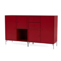 Billede af Montana Selection Couple Skænk med ben 139,2x69,6x38 cm - 165 Beetroot / Chrome