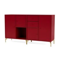 Billede af Montana Selection Couple Skænk med ben 139,2x69,6x38 cm - 165 Beetroot / Brass