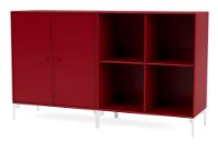 Billede af Montana Selection Pair Skænk med ben 139,2x69,6x38 cm - 165 Beetroot / Snow