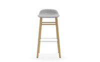 Billede af Normann Copenhagen Form Barstol SH: 75cm - Partner Grey/Eg