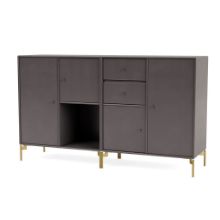 Billede af Montana Selection Couple Skænk med ben 139,2x69,6x38 cm - 35 Coffee / Brass