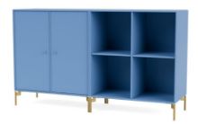 Billede af Montana Selection Pair Skænk med ben 139,2x69,6x38 cm - 154 Azure / Brass