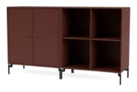 Billede af Montana Selection Pair Skænk med ben 139,2x69,6x38 cm - 155 Masala / Black