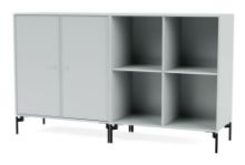 Billede af Montana Selection Pair Skænk med ben 139,2x69,6x38 cm - 156 Oyster / Black