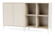 Billede af Montana Selection Pair Skænk med ben 139,2x69,6x38 cm - 158 Oat / Snow