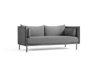 Billede af HAY Silhouette 2 Personers Sofa Mono L: 171 cm - Coda 182 / Black Powder Coated Steel
