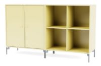 Billede af Montana Selection Pair Skænk med ben 139,2x69,6x38 cm - 159 Camomile / Chrome