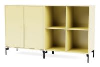 Billede af Montana Selection Pair Skænk med ben 139,2x69,6x38 cm - 159 Camomile / Black