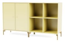 Billede af Montana Selection Pair Skænk med ben 139,2x69,6x38 cm - 159 Camomile / Brass