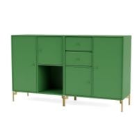 Billede af Montana Selection Couple Skænk med ben 139,2x69,6x38 cm - 152 Parsley / Brass