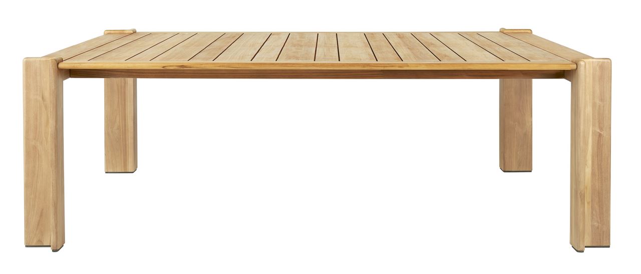 Billede af GUBI Outdoor Atmosfera Dining Table 105 x 209 cm - Teak