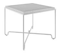 Billede af GUBI Tropique Dining Table 90x90 cm - White Steel