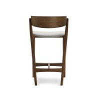 Billede af Sibast Furniture No 7 Bar Stool SH: 65 cm - Smoked Oak / Remix 123 Light Grey

