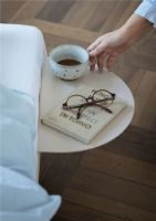 Billede af Moebe Adjustable Bed Frame w. 2x Side Tables 179x90/180 cm - Sand