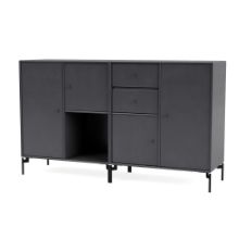 Billede af Montana Selection Couple Skænk med ben 139,2x69,6 cm - 36 Coal / Black