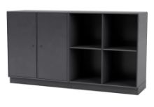 Billede af Montana Selection Pair Skænk med sokkel 7 cm 139,2x69,6x38 cm - 36 Coal